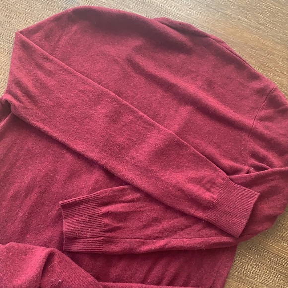 Stefanel Wool one- piece jumpsuit Red Wine color - Picture 6 of 7